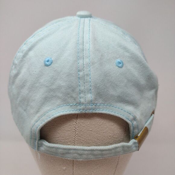 Chok Lids Skideback Hat Blue OSFA Adjustable Vented Holes 6 Panel Blank - Picture 5 of 9